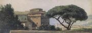 Pierre de Valenciennes View of the Convent of the Ara Coeli The Umbrella Pine (mk05) oil painting picture wholesale